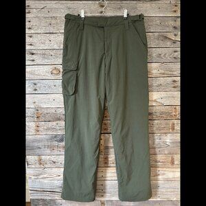 Barbour Sporting Waterproof & Breathable Green Cargo Snow Pants - Size L